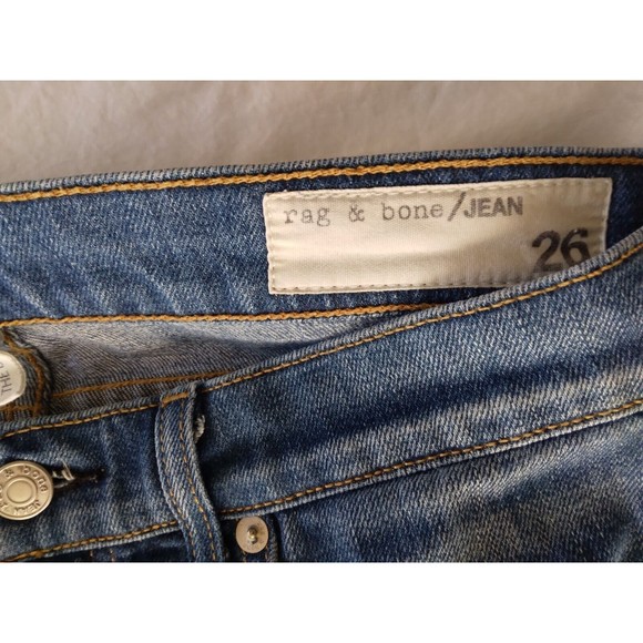 Rag & Bone The Dre Slim Fit Boyfriend in Bradford Jeans Womens Size 26 - Picture 6 of 12
